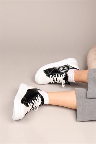 MARGAUX Taşlı Paraşüt Spor Ayakkabı SİYAH