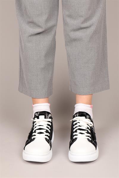 MARGAUX Taşlı Paraşüt Spor Ayakkabı SİYAH