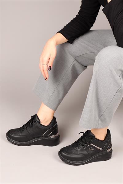 MARISOL Simli Kadın Spor Ayakkabı SİYAH