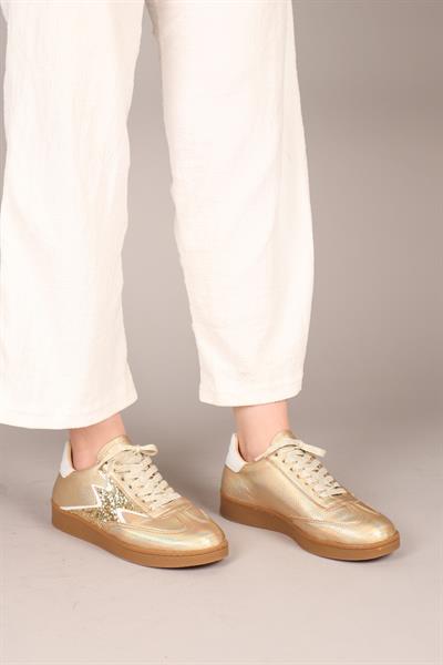 MARTA Hologram Bağcıklı Sneakers GOLD