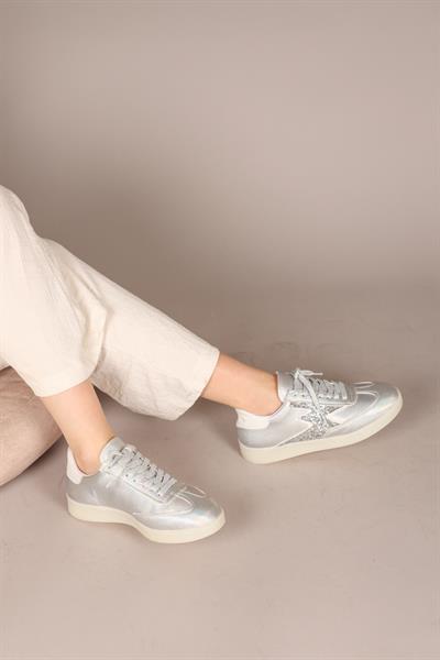 MARTA Hologram Bağcıklı Sneakers GÜMÜŞ