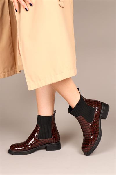 OSLO Çorap Detaylı Bot KAHVERENGİ