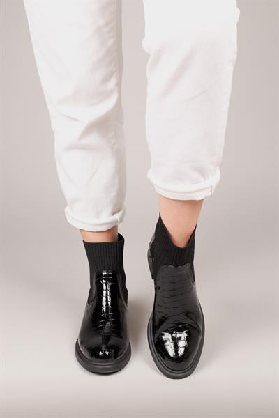 OSLO Çorap Detaylı Bot SİYAH