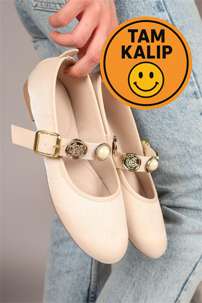 OWO Gold Aksesuarlı Babet TEN