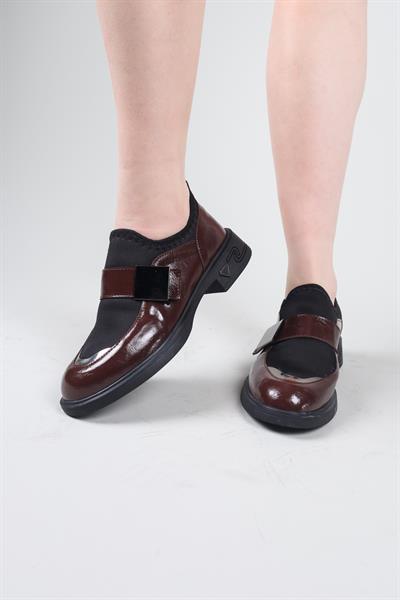 PABNA Cilt-Strech Garnili Loafer KAHVERENGİ