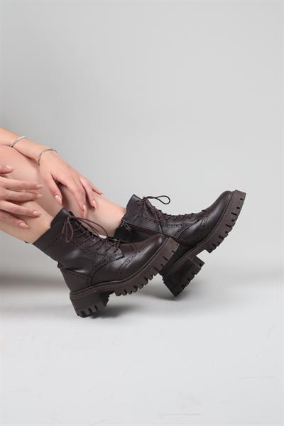 PALOMA Çift Yüzlü Bot KAHVERENGİ