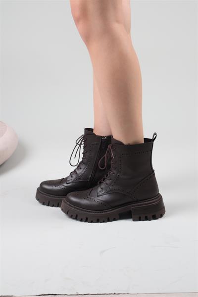 PALOMA Çift Yüzlü Bot KAHVERENGİ