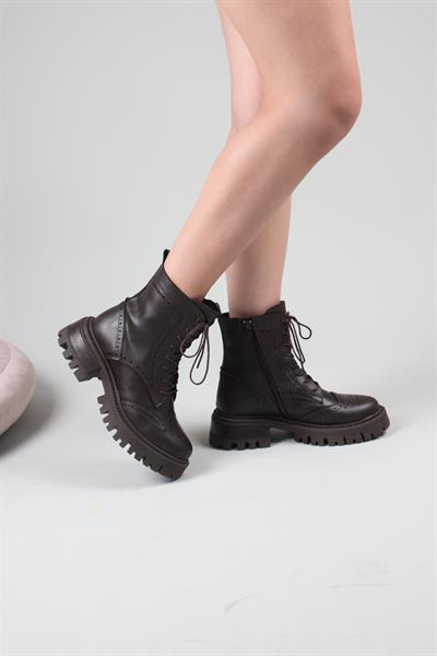 PALOMA Çift Yüzlü Bot KAHVERENGİ