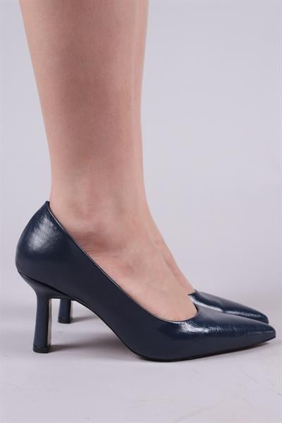 PEDRO Arkası Kapalı Stiletto LACİVERT