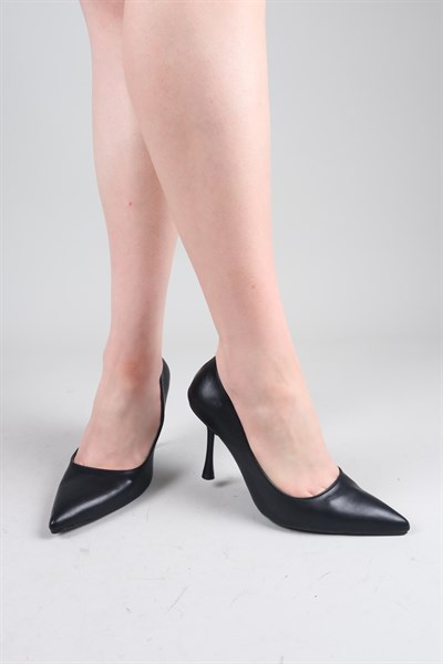PERA Düz Stiletto SİYAH