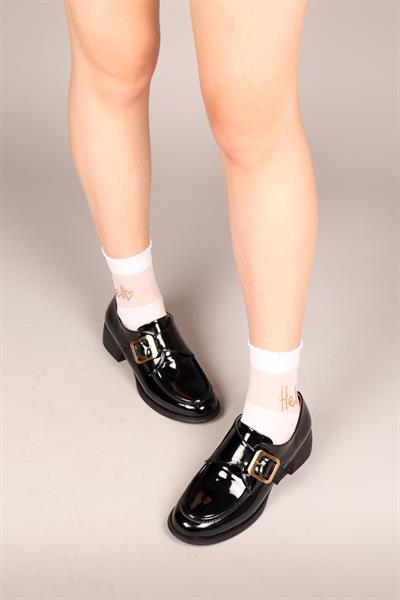 PİRET Tokalı Rugan Kadın Ayakkabı SİYAH