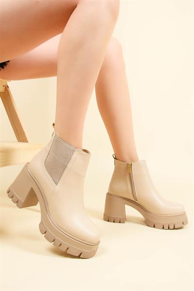 Platform Topuklu Lastikli Bot TEN