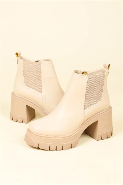 Platform Topuklu Lastikli Bot TEN