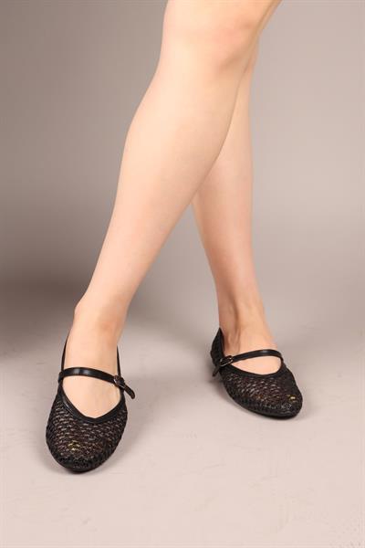 POPSİ Örgü Babet SİYAH