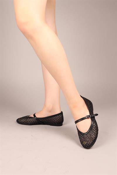 POPSİ Örgü Babet SİYAH