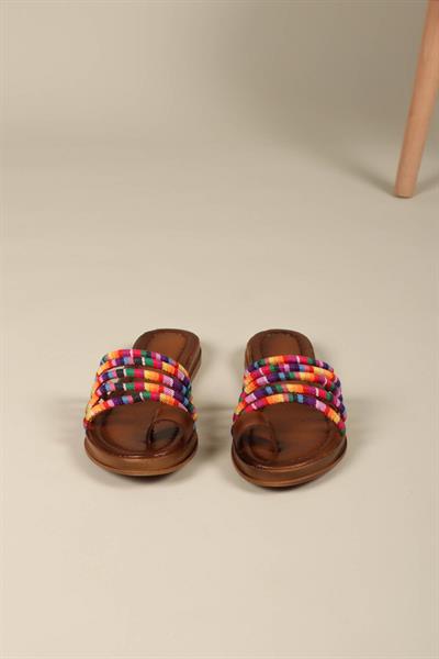 RAİNBOW Biyeli Terlik MULTİ