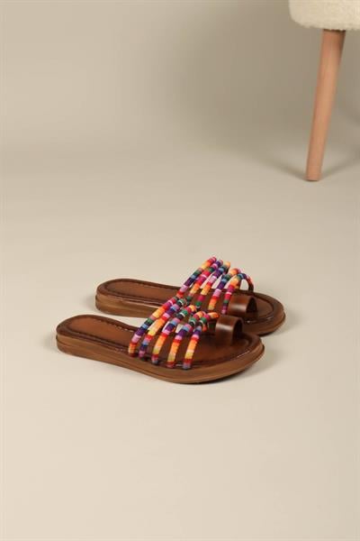 RAİNBOW Biyeli Terlik MULTİ