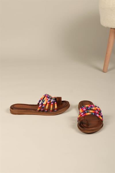 RAİNBOW Biyeli Terlik MULTİ