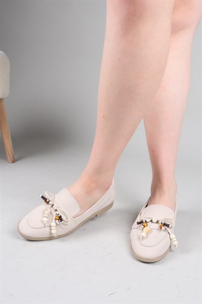 REYES Boncuklu Loafer TEN