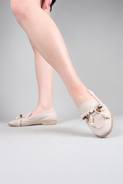 REYES Boncuklu Loafer TEN