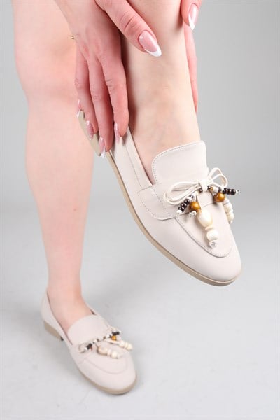 REYES Boncuklu Loafer TEN