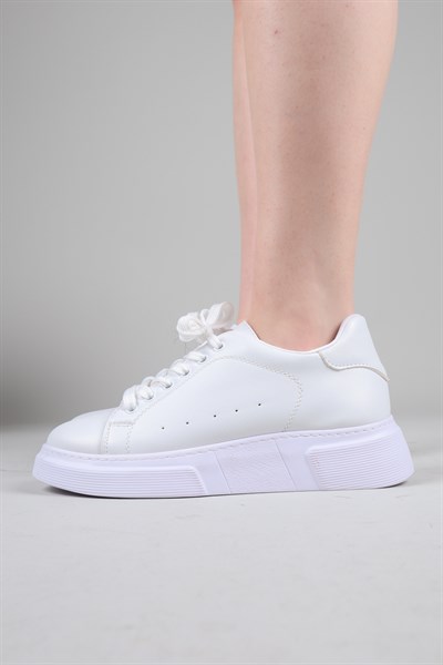 ROBORE Bağcıklı Sneakers BEYAZ