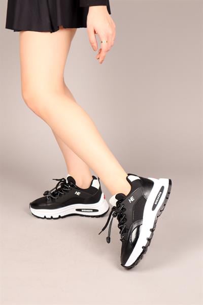 SOPHIE Bağcıklı Sneakers SİYAH