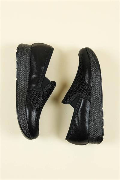 Sultan File Garnili Ayakkabı SİYAH