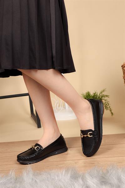 Tokalı Saraçlı Babet SİYAH