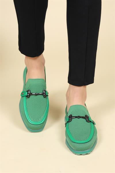 Tokalı Triko Babet YEŞİL