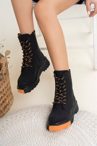 Turuncu Detay Postal SİYAH