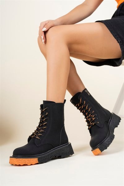 Turuncu Detay Postal SİYAH