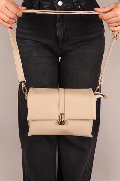 Üç Bölmeli Çapraz Kadın Çanta NUT