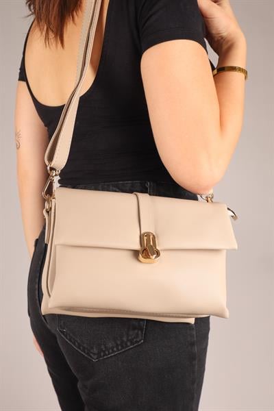 Üç Bölmeli Çapraz Kadın Çanta NUT