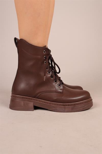 VELA Fermuarlı Postal KAHVERENGİ