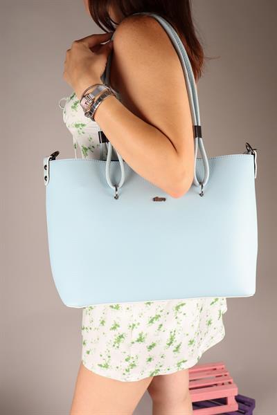 Yavrulu Kol Çantası MAVİ