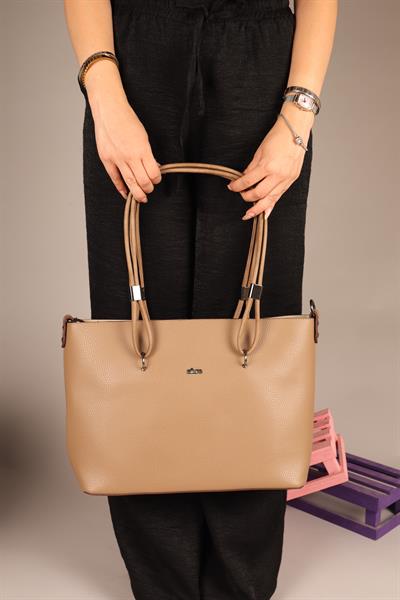 Yavrulu Kol Çantası VİZON