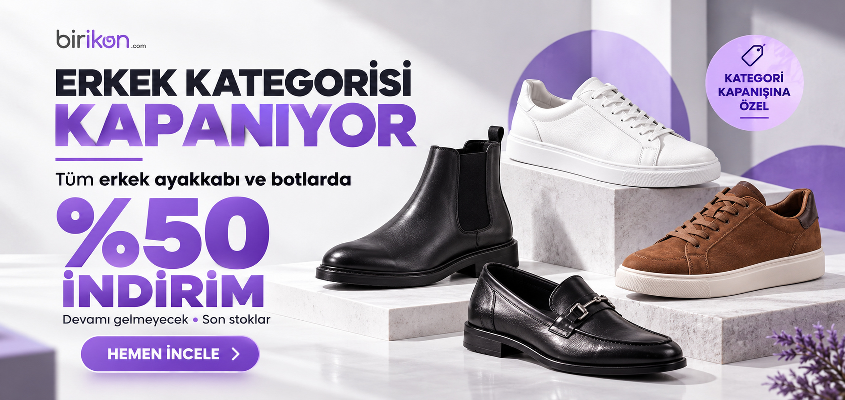 Erkek Ayakkabı İNDİRİMİ!