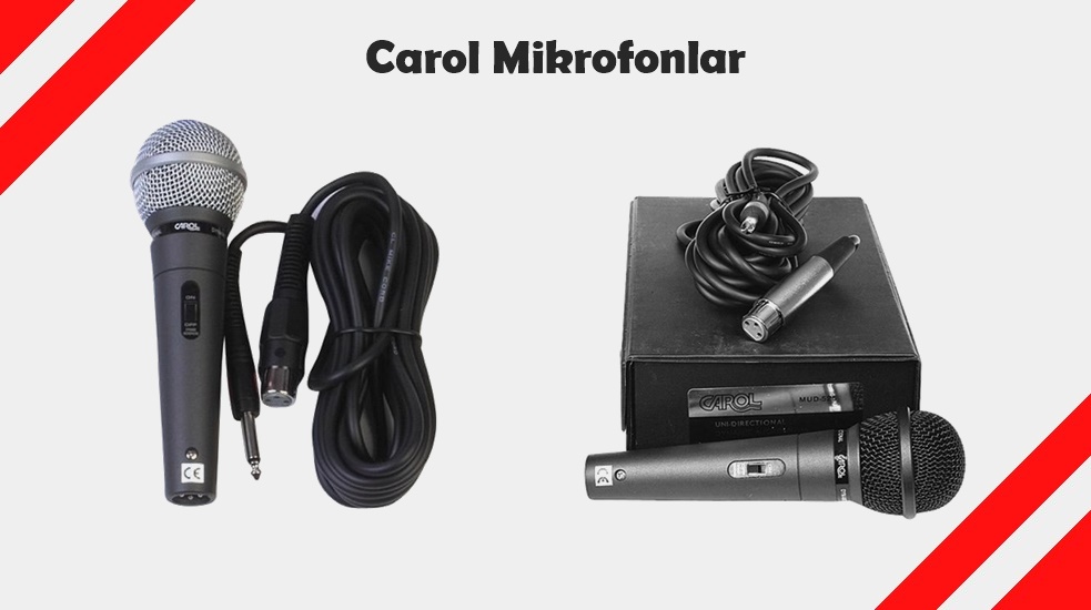 Carol Mikrofonlar ve Carol Mud 525 Mikrofon