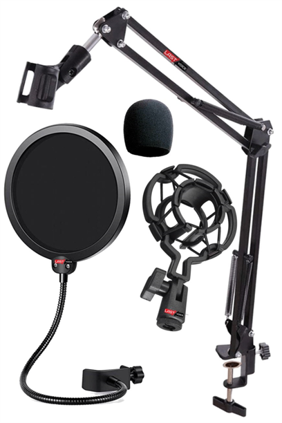 Lastvoice Nb39PSMX Mikrofon Standı Shock Mount Pop Filter Sünger Seti