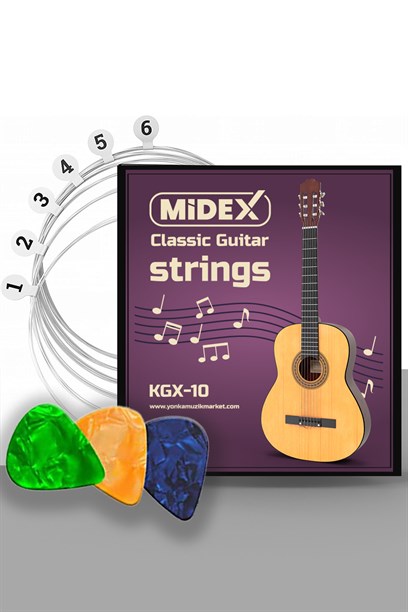 Midex Gitar Penası Karışık 10'lu Paket