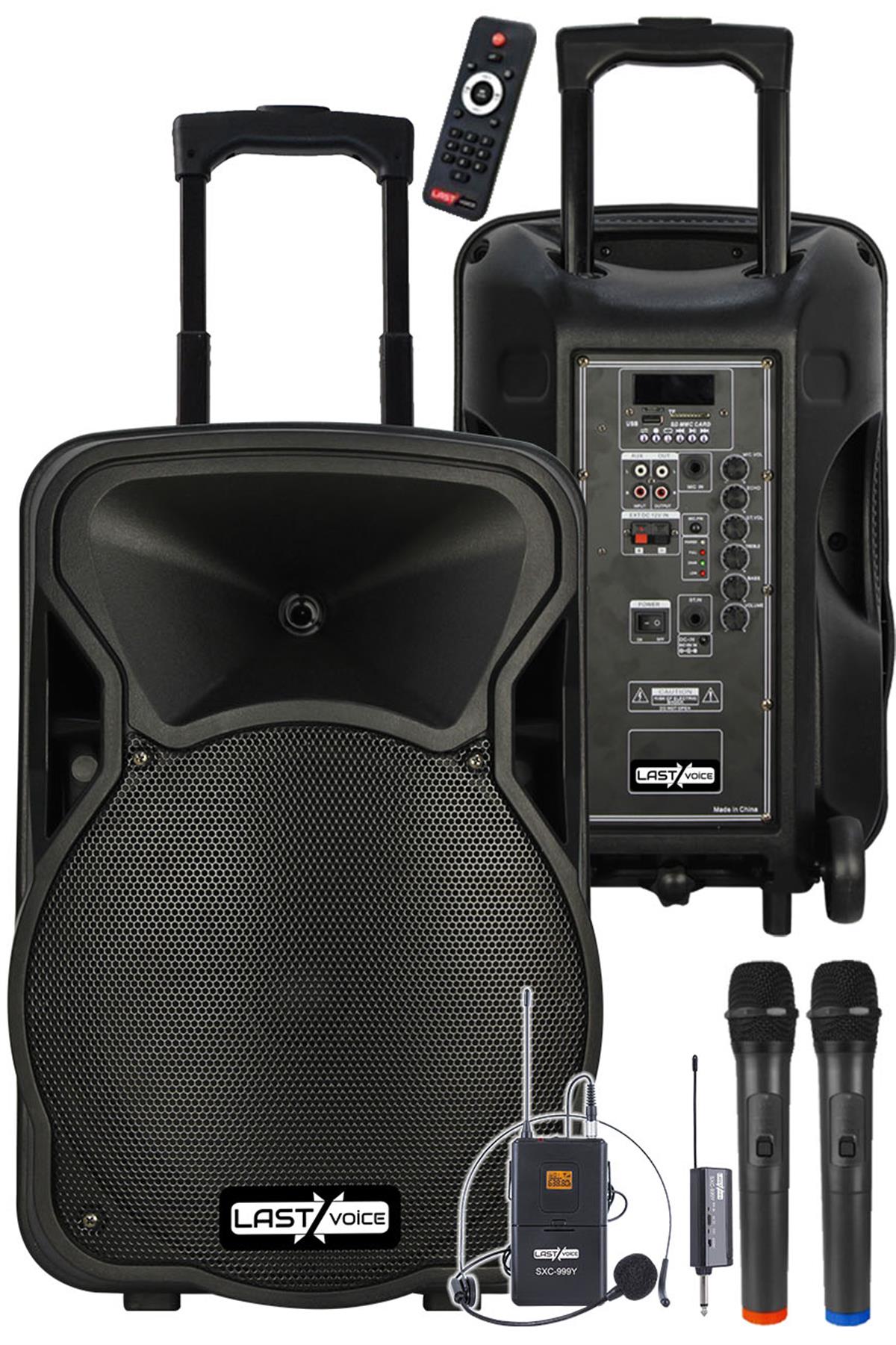 Lastvoice Ls-1912EX Taşınabilir Ses Sistemi Mikrofonlu Hoparlör