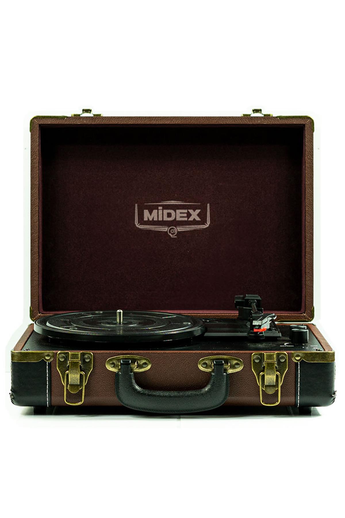 Midex Mtx-100 BN Nostaljik Retro Pikap Plak Çalar