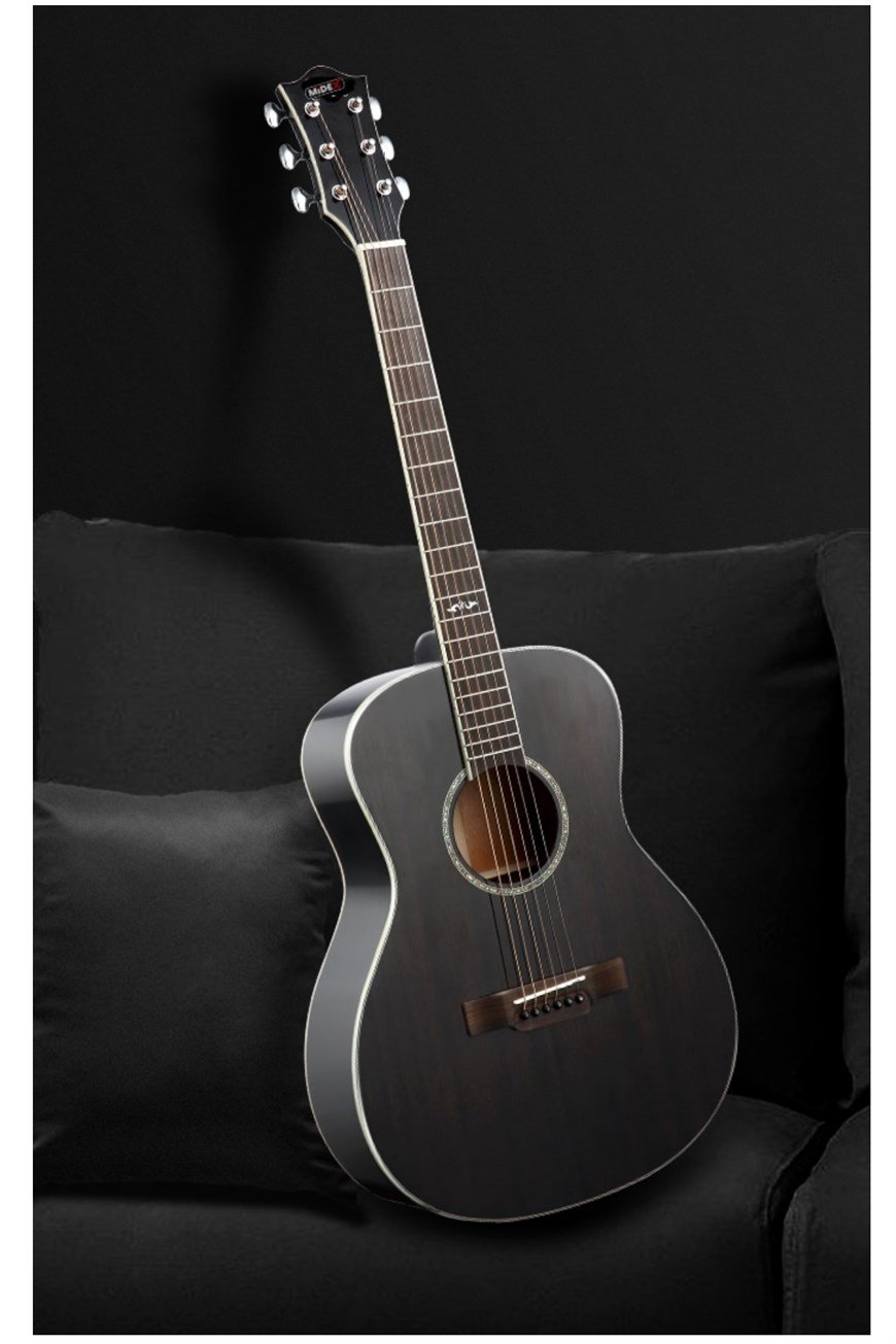 Midex XC-250BK Profesyonel Akustik Gitar 4/4 Yetişkin Üst Segment