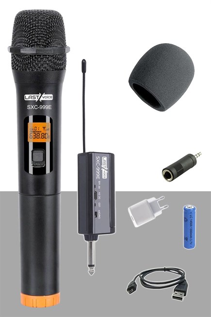 Lastvoice SXC-999E Şarjlı Telsiz Kablosuz EL Mikrofonu