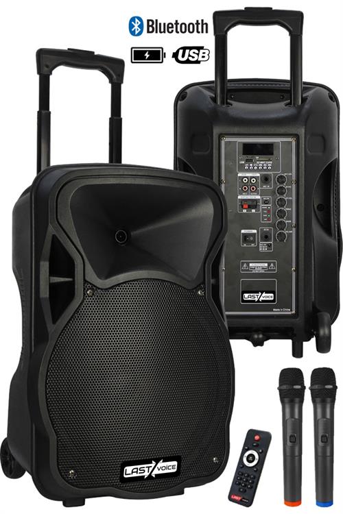 Lastvoice Ls-1912EE Taşınabilir Mikrofonlu Hoparlör Ses Sistemi 800 WATT