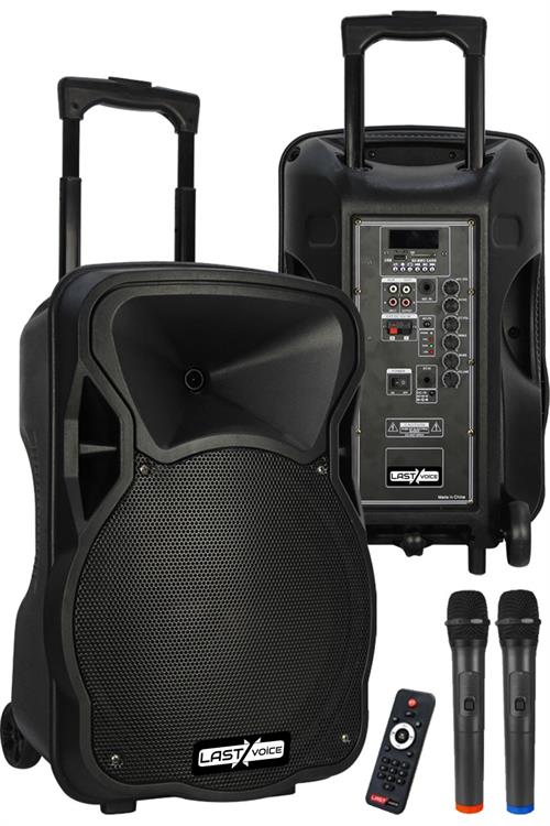 Lastvoice Ls-1915E Portatif Taşınabilir Mikrofonlu Seyyar Ses Sistemi 1000 WATT