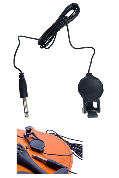 Midex VM-101 Kablolu Mandallı Keman Mikrofonu (2.5 Mt Kablosu Üzerinde)