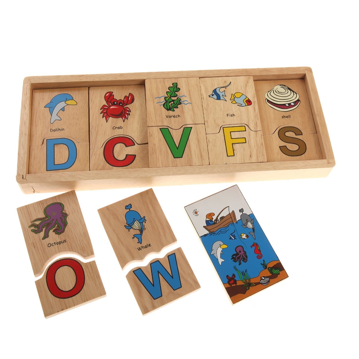 Alfabetik Hayvanlı Puzzle