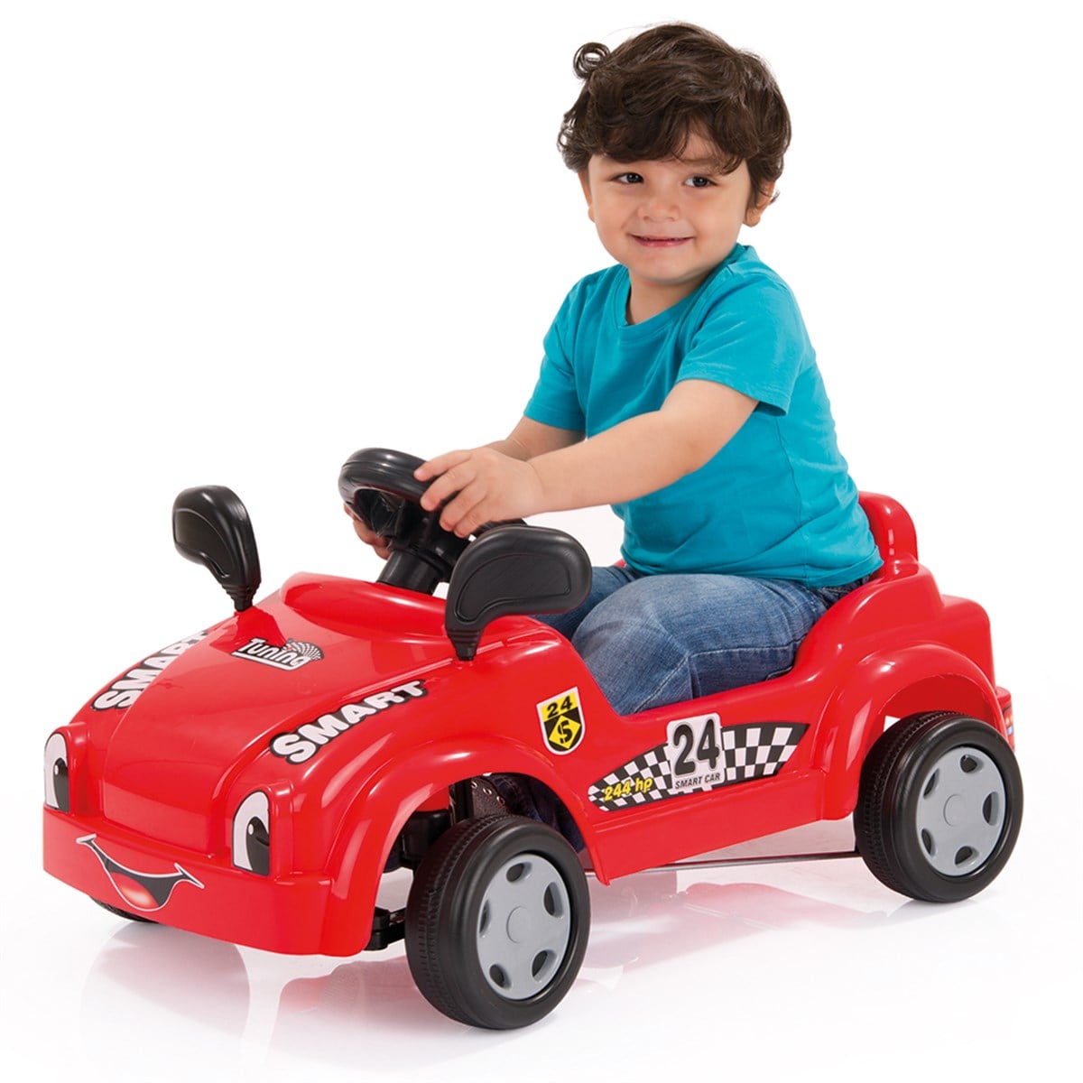 Kırmızı Smart Pedallı Araba